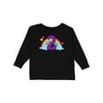 thumbnail image 1 of Inktastic 2nd Birthday Rainbow Cute Girls Girls Long Sleeve Toddler T-Shirt, 1 of 5