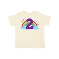 thumbnail image 1 of Inktastic 2nd Birthday Rainbow Cute Girls Girls Toddler T-Shirt, 1 of 5