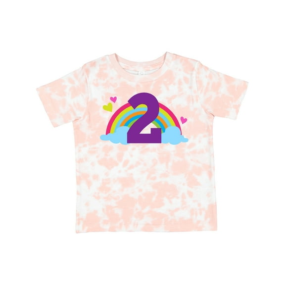 Inktastic 2nd Birthday Rainbow Cute Girls Girls Toddler T-Shirt