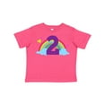 thumbnail image 1 of Inktastic 2nd Birthday Rainbow Cute Girls Girls Toddler T-Shirt, 1 of 5
