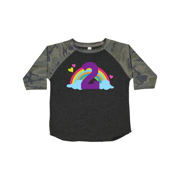 Inktastic 2nd Birthday Rainbow Cute Girls Girls Toddler T-Shirt