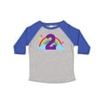 thumbnail image 1 of Inktastic 2nd Birthday Rainbow Cute Girls Girls Toddler T-Shirt, 1 of 5