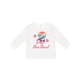 thumbnail image 1 of Inktastic 2nd Birthday Retro Flowers 2 Year Old Girl Girls Long Sleeve Toddler T-Shirt, 1 of 5