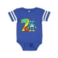 thumbnail image 1 of Inktastic 2nd Birthday Robot Boys or Girls Baby Bodysuit, 1 of 5