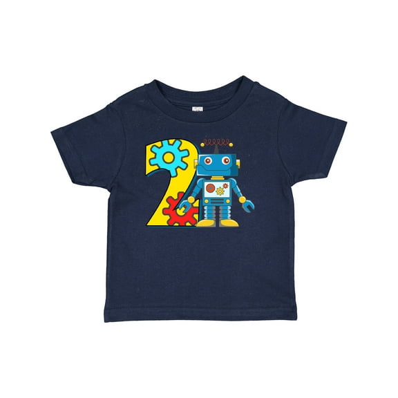 Inktastic 2nd Birthday Robot Boys or Girls Baby T-Shirt