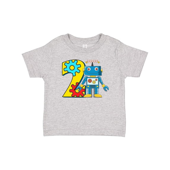 Inktastic 2nd Birthday Robot Boys or Girls Baby T-Shirt