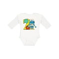 thumbnail image 1 of Inktastic 2nd Birthday Robot Boys or Girls Long Sleeve Baby Bodysuit, 1 of 5