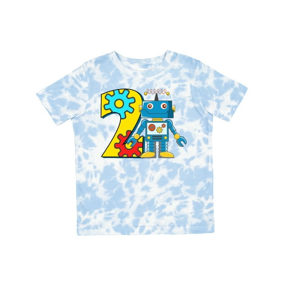 Inktastic 2nd Birthday Robot Boys or Girls Toddler T-Shirt