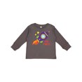 thumbnail image 1 of Inktastic 2nd Birthday Rocketship Space Party Boys or Girls Long Sleeve Toddler T-Shirt, 1 of 5