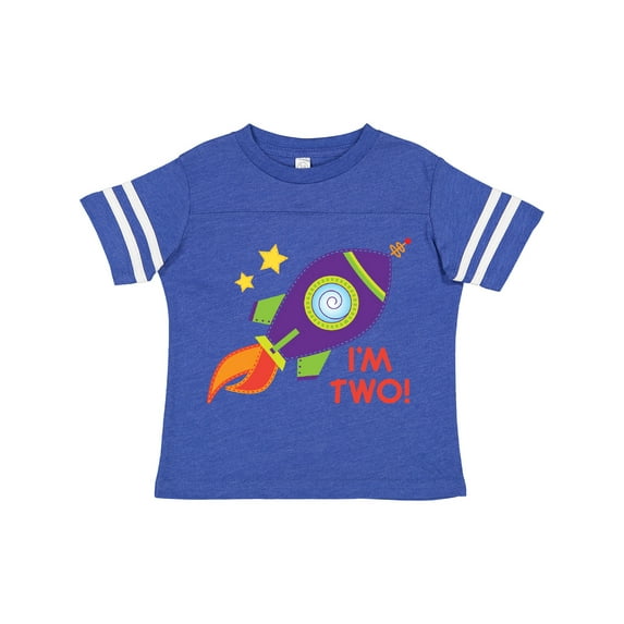 Inktastic 2nd Birthday Rocketship Space Party Boys or Girls Toddler T-Shirt