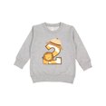 thumbnail image 1 of Inktastic 2nd Birthday Safari Lion 2 Year Old Toddler Sweatshirt, 1 of 4