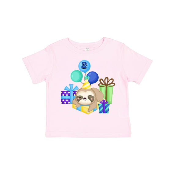 Inktastic 2nd Birthday Sloth Boys or Girls Toddler T-Shirt