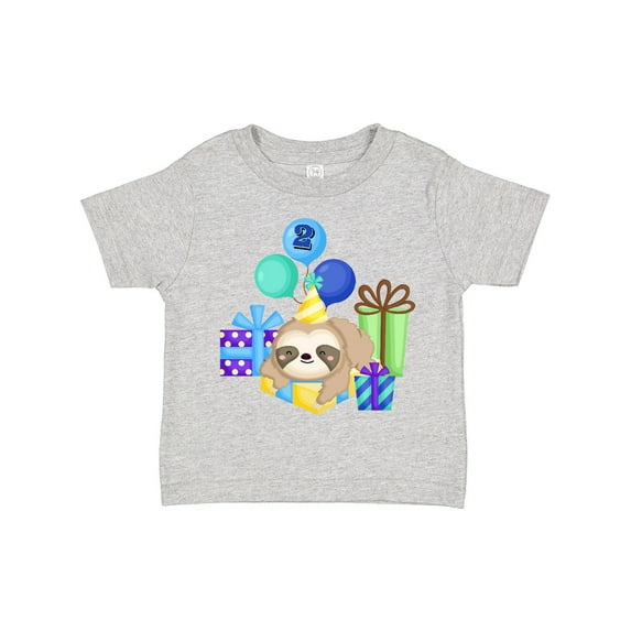 Inktastic 2nd Birthday Sloth Boys or Girls Toddler T-Shirt