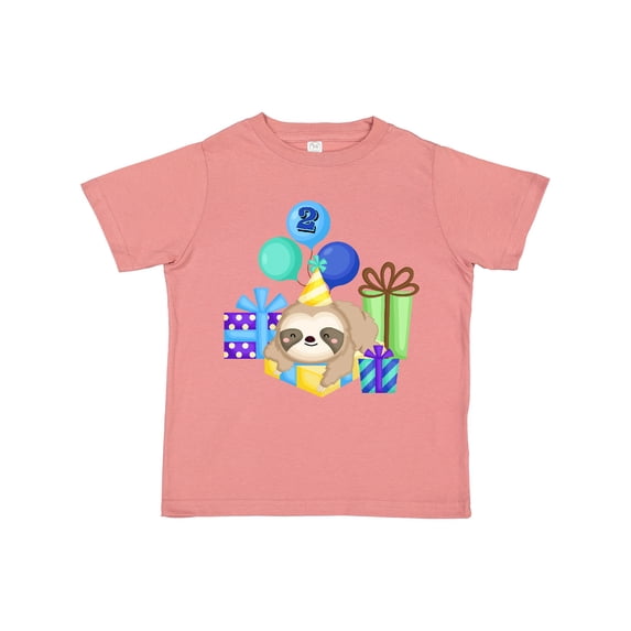 Inktastic 2nd Birthday Sloth Boys or Girls Toddler T-Shirt