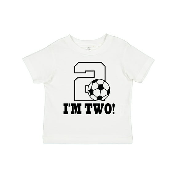 Inktastic 2nd Birthday Soccer Boys or Girls Toddler T-Shirt
