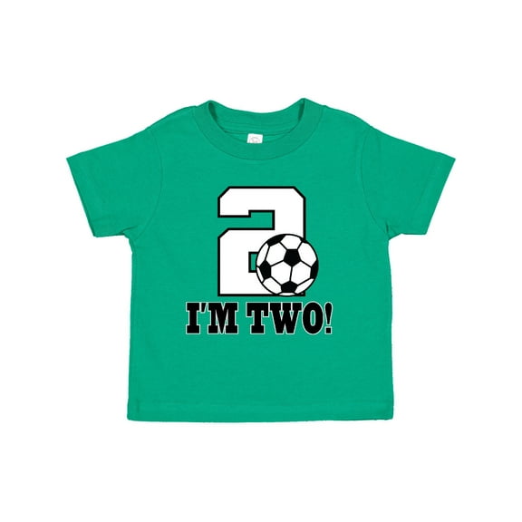 Inktastic 2nd Birthday Soccer Boys or Girls Toddler T-Shirt