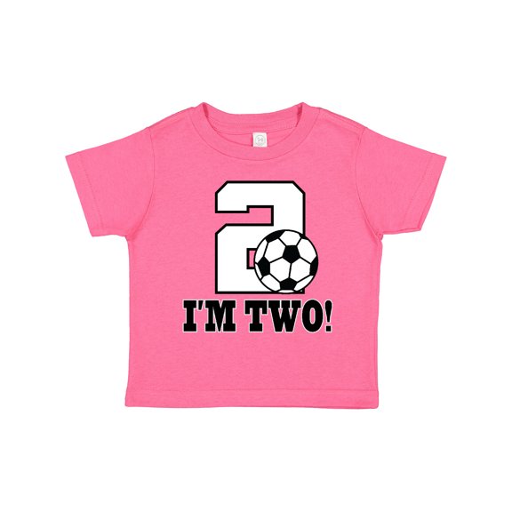 Inktastic 2nd Birthday Soccer Boys or Girls Toddler T-Shirt