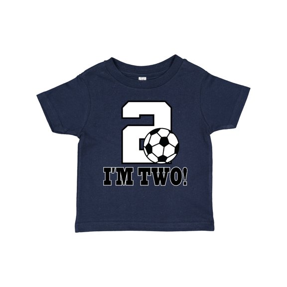 Inktastic 2nd Birthday Soccer Boys or Girls Toddler T-Shirt