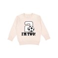 thumbnail image 1 of Inktastic 2nd Birthday Soccer Toddler Sweatshirt, 1 of 4