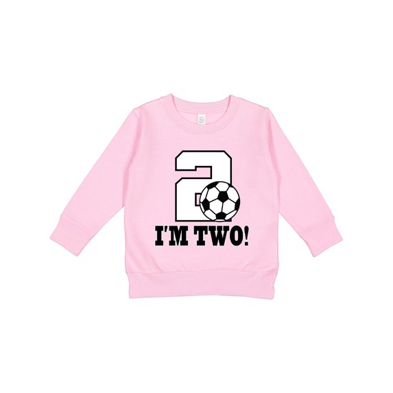 Inktastic 2nd Birthday Soccer Toddler Sweatshirt