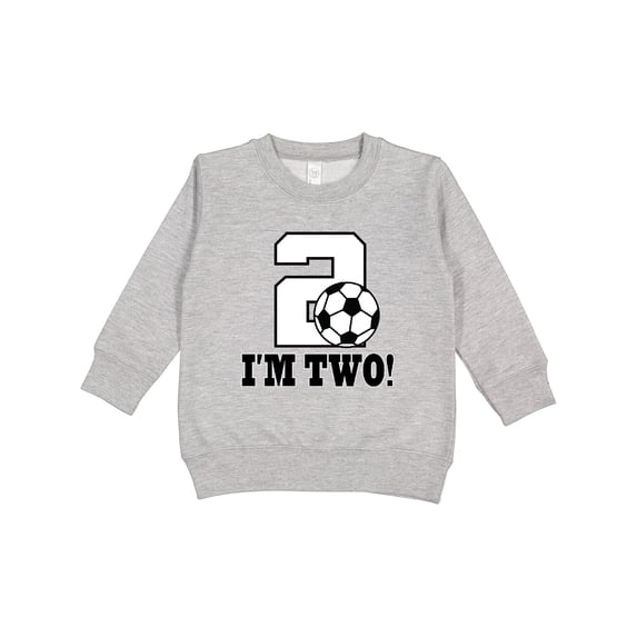 Inktastic 2nd Birthday Soccer Toddler Sweatshirt
