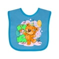 thumbnail image 1 of Inktastic 2nd Birthday Teddy Bear Boys or Girls Baby Bib, 1 of 4