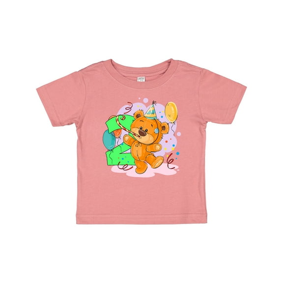 Inktastic 2nd Birthday Teddy Bear Boys or Girls Baby T-Shirt