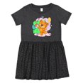 thumbnail image 1 of Inktastic 2nd Birthday Teddy Bear Girls Toddler Dress, 1 of 5