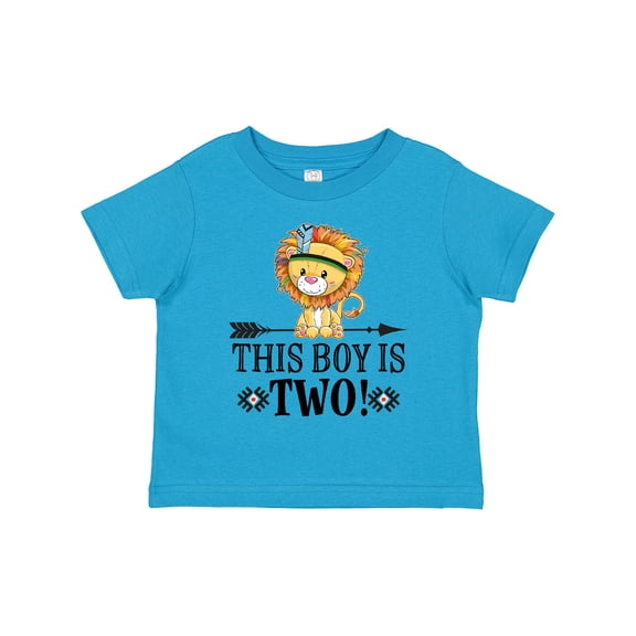 Inktastic 2nd Birthday Tribal Lion Boys Boys Toddler T-Shirt