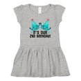 thumbnail image 1 of Inktastic 2nd Birthday Twins Party Girls Toddler Dress, 1 of 5