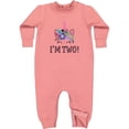 thumbnail image 1 of Inktastic 2nd Birthday Unicorn 2 Year Old Girl Baby Fleece Romper, 1 of 4