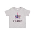 thumbnail image 1 of Inktastic 2nd Birthday Unicorn 2 Year Old Girl Girls Baby T-Shirt, 1 of 5