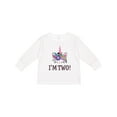 thumbnail image 1 of Inktastic 2nd Birthday Unicorn 2 Year Old Girl Girls Long Sleeve Toddler T-Shirt, 1 of 5