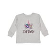 thumbnail image 1 of Inktastic 2nd Birthday Unicorn 2 Year Old Girl Girls Long Sleeve Toddler T-Shirt, 1 of 5