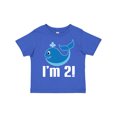 thumbnail image 1 of Inktastic 2nd Birthday Whale 2 Year Old Boy Boys Toddler T-Shirt, 1 of 5