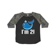 thumbnail image 1 of Inktastic 2nd Birthday Whale 2 Year Old Boy Boys Toddler T-Shirt, 1 of 5