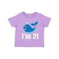 thumbnail image 1 of Inktastic 2nd Birthday Whale 2 Year Old Boy Boys Toddler T-Shirt, 1 of 5