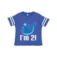 thumbnail image 1 of Inktastic 2nd Birthday Whale 2 Year Old Boy Boys Toddler T-Shirt, 1 of 5