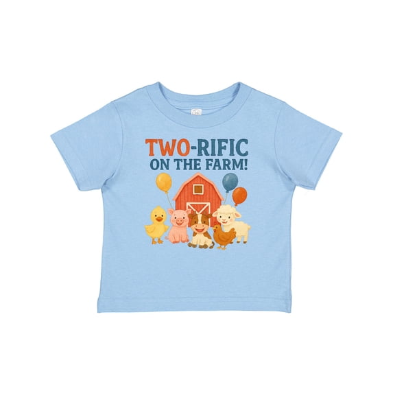 Inktastic 2nd Farm Birthday Boys or Girls Baby T-Shirt