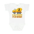 thumbnail image 1 of Inktastic 2nd birthday construction truck, cement mixer - 2 years old Boys or Girls Baby Bodysuit, 1 of 5