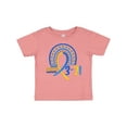 thumbnail image 1 of Inktastic 3-21 World Down Syndrome Day Blue and Yellow Rainbow Ribbon Boys or Girls Baby T-Shirt, 1 of 5