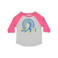 thumbnail image 1 of Inktastic 3-21 World Down Syndrome Day Blue and Yellow Rainbow Ribbon Boys or Girls Toddler T-Shirt, 1 of 5
