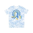 thumbnail image 1 of Inktastic 3-21 World Down Syndrome Day Blue and Yellow Rainbow Ribbon T-Shirt, 1 of 5