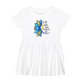 thumbnail image 1 of Inktastic 3-21 World Down Syndrome Day Ribbon and Sunflower Girls Baby Dress, 1 of 4