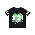 thumbnail image 1 of Inktastic 3 21 World Down Syndrome Day with Heart Shaped Earth Boys or Girls Toddler T-Shirt, 1 of 5