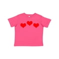 thumbnail image 1 of Inktastic 3 Red Hearts Boys or Girls Toddler T-Shirt, 1 of 5