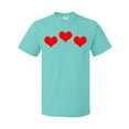 thumbnail image 1 of Inktastic 3 Red Hearts T-Shirt, 1 of 5