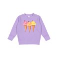 thumbnail image 1 of Inktastic 3 Scoops of Ice Cream Toddler Sweatshirt, 1 of 4