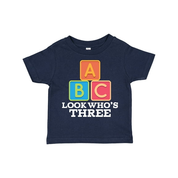 Inktastic 3rd Birthday 3 Year Old Alphabet Boys or Girls Toddler T-Shirt