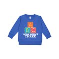 thumbnail image 1 of Inktastic 3rd Birthday 3 Year Old Alphabet Toddler Sweatshirt, 1 of 4